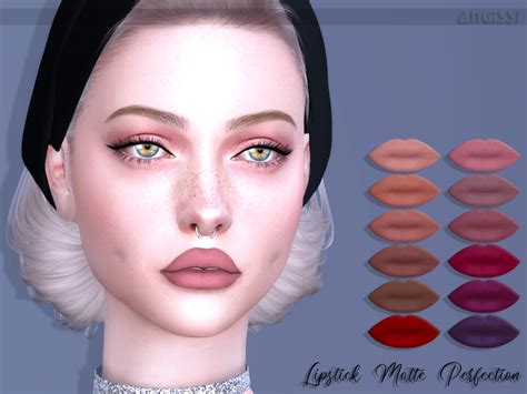 The Sims Resource Lipstick Matte Perfection