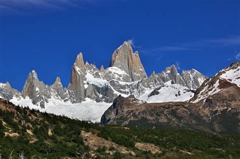 Monte Fitz Roy El Chaltén Patagonia Argentina Foto Premium