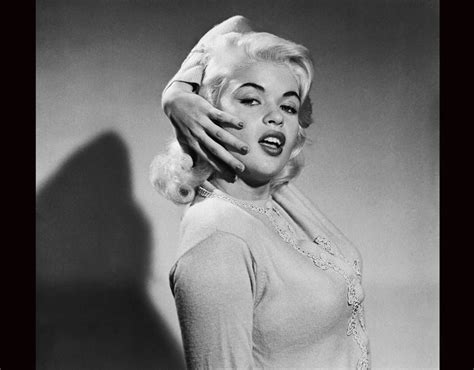 Jayne Mansfield Poses In A Photo Shoot Dating Back To 1950 Hollywood