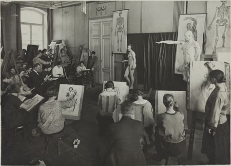 Life Drawing Class 1920s Source Aalto University Commons Life