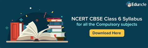 By knowing the cbse syllabus for class 7 they could prepare an effective study plan for themselves. NCERT CBSE Class 6 Syllabus for all the Compulsory ...