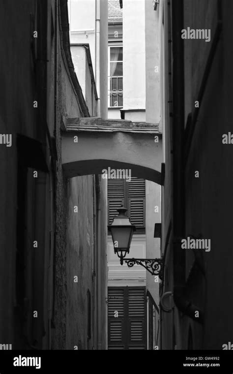 Typical Italian Narrow Street Stock Photo Alamy
