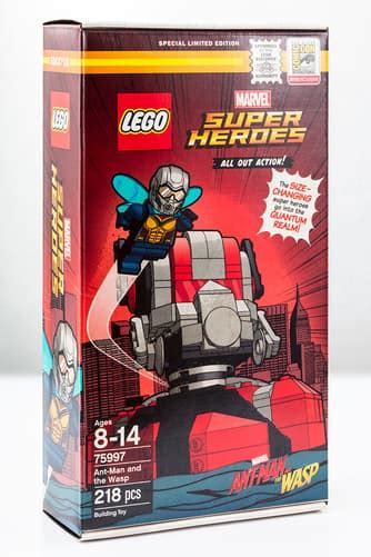 ‘ant Man And The Wasp San Diego Comic Con Lego Exclusive Revealed Marvel