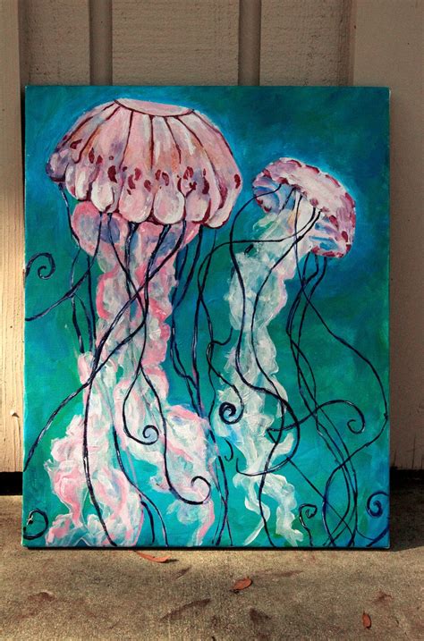 Prints are a great way to sell your work because they are affordable for buyers who do not have a budget for fine art…not to mention, you are not working like a dog to. Jellyfish Acrylic Painting by KristaLize on Etsy, $45.00 ...