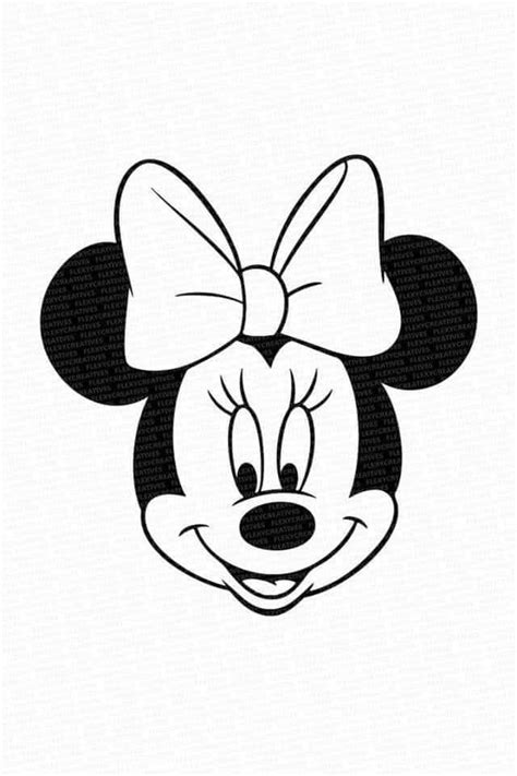 Minnie In 2020 Mini Mouse Drawing Minnie Mouse Drawing Mouse Drawing