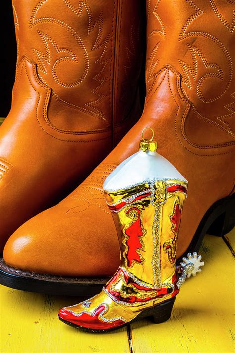 Mens Boots And Ornament Photograph By Garry Gay Fine Art America