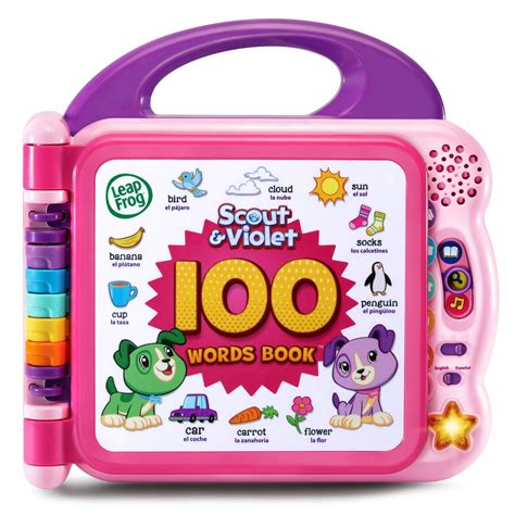 Leapfrog Scout And Violet 100 Words Book Amazon Exclusive Purple