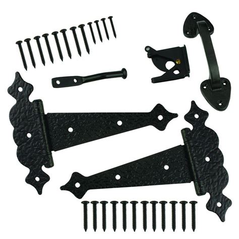 Tap the link below to shop our feed. Everbilt Black Decorative Gate Tee Hinge and Latch Set ...