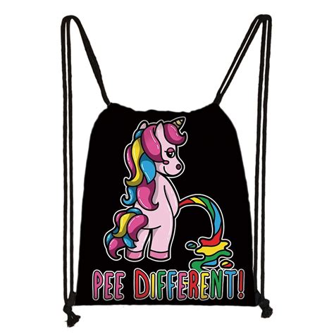 gay pride printed drawstring bag queerks™