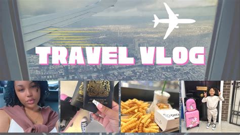 Travel Vlog Pack With Me Airport Flight Youtube