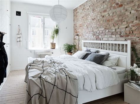 17 charming bedroom designs with brick walls. gravityhome | Brick wall bedroom, Exposed brick bedroom ...