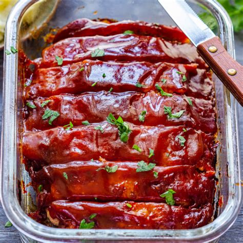 I would also leave the meat to rest a while so that cooking continues with the residual heat. BBQ Meatloaf Recipe - Happy Foods Tube