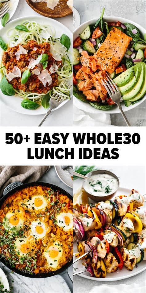 50 whole30 lunch ideas downshiftology