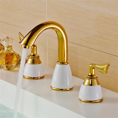 If youre interested in finding bathroom sink faucets options other than. Basin Faucets Polished Gold Brass Made Modern Bathroom ...