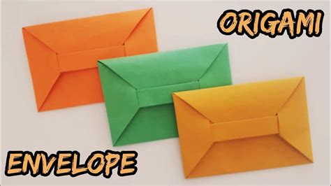 Como Fazer Envelope De Origami Como Fazer Envelope Envelope Origami