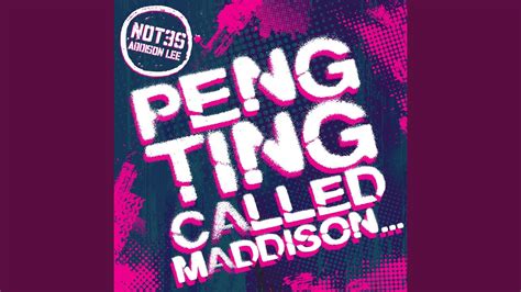 Addison Lee Peng Ting Called Maddison Youtube