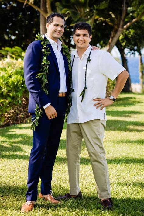 Shop our hawaiian wedding lei bridal packages for a curated assortment of our most popular wedding leis to adorn your entire bridal party. Groom's Lei: Traditional Big Island Maile Lei + Brother's ...