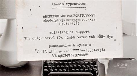 20 Of The Best Typewriter Fonts Creative Bloq