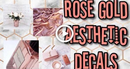 › bloxburg photo id codes. Roblox Bloxburg - Rose Gold Aesthetic Decal Ids #makeup # ...