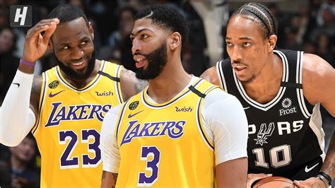 Lonnie assist to derrick | spurs vs. San Antonio Spurs vs Los Angeles Lakers - Full Game Highlights | February 4, 2020 | 2019-20 ...