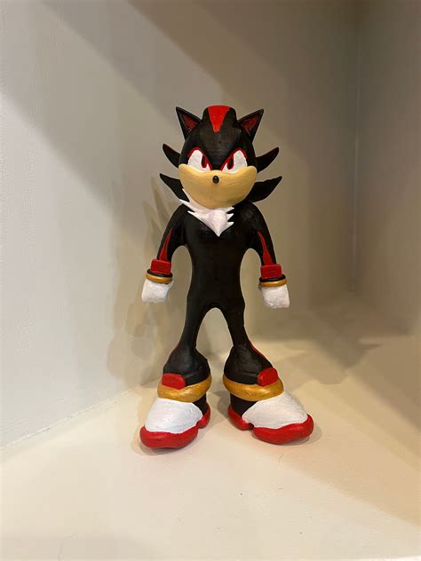 Shadow The Hedgehog Deluxe 6 Inch Figure Custom Made Etsy