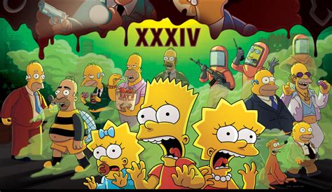 The Simpsons Treehouse Of Horror Xxxiv Poster Revealed