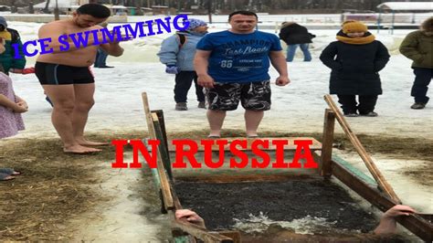 Ice Swimming In Russia Youtube