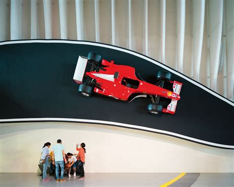 1.3 miles to ferrari world. Gallery of Ferrari World Abu Dhabi / Benoy - 4 | Ferrari world abu dhabi, Ferrari world, Abu dhabi