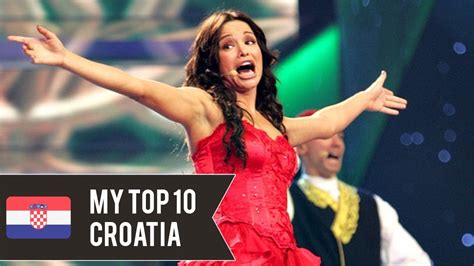 Eurovision CROATIA My Top 10 YouTube
