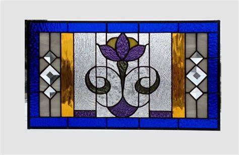 Craftsman Stained Glass Panels Stained
