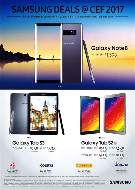 Samsung Mobile Pg 1 Brochures From Cef 2017 Singapore On Tech Show