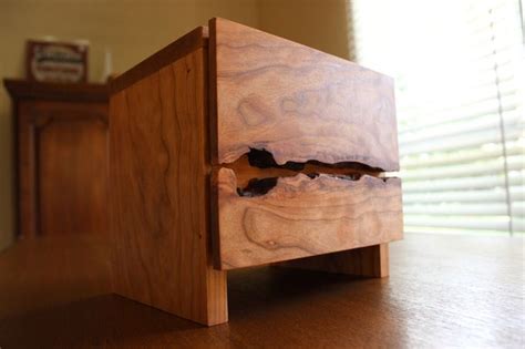 Parillaworks Pair Of Live Edge Drawer Boxes Woodworking At Home