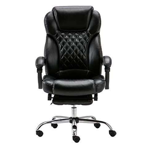 Rated 5.0 stars out of 5. LYON High-Back Black Quilted Faux Leather Reclining Office ...