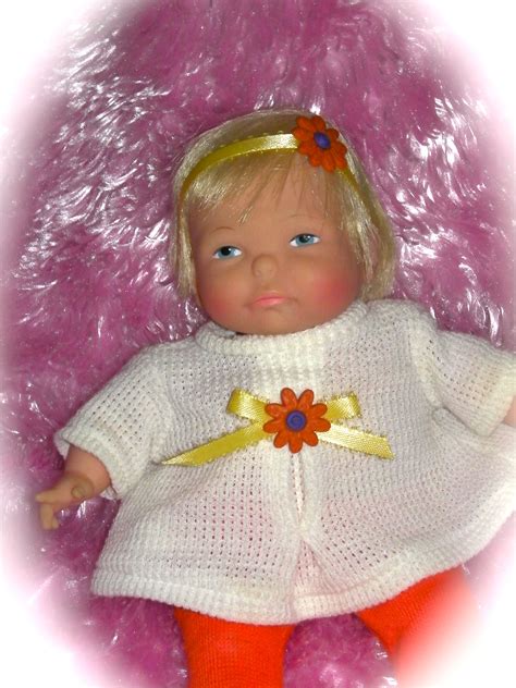 Vintage 60s Ideal Newborn Thumbelina Doll Retro Toys Baby Dolls