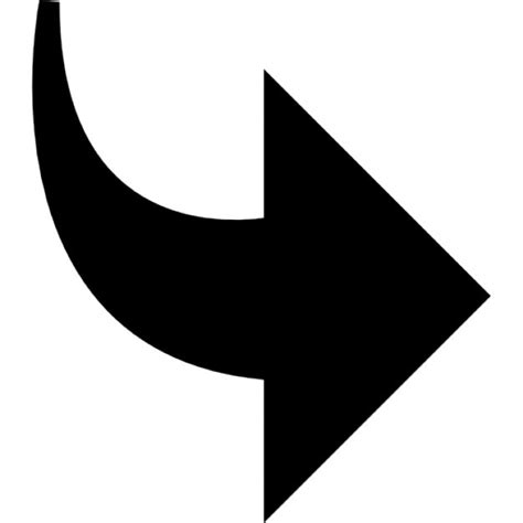 Flecha Apuntando Hacia La Derecha Ios 7 Símbolo Descargar Iconos Gratis