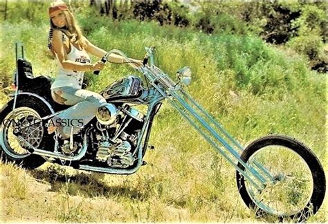 1967 Sexy Bad Girl Brigitte Bardot Harley Davidson Moto Chopper 8x10