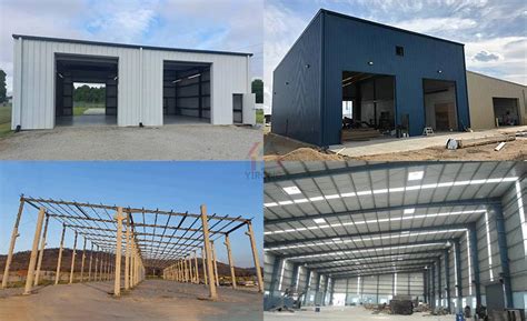 Single Slope Metal Warehouse Building Building Steel Structural Supplier