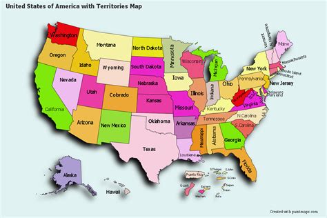 Explore The Interactive Map Of The United States With Territories