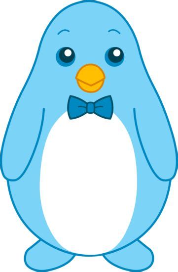 Blue Penguin Clipart Clip Art Library