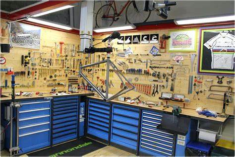 We may earn commission on some of the items you choose to buy. home mechanic garage layout ideas | Bike room, Bicycle ...