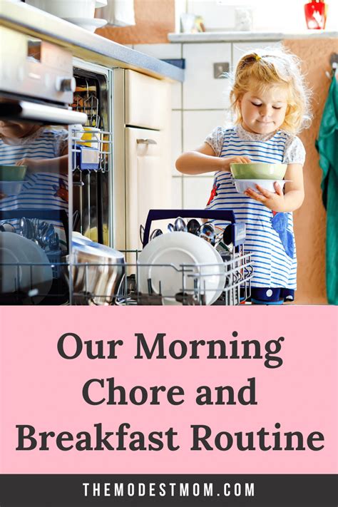 Our Morning Chore And Breakfast Routine In 2020 Chores