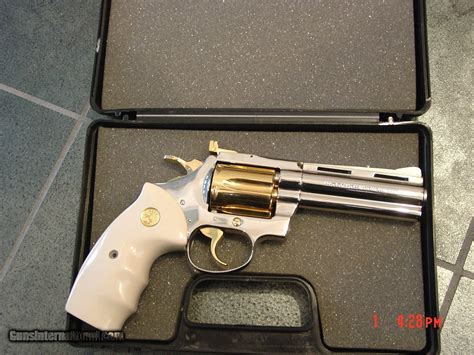 Colt Diamondback 4 38sp1978just Refinished In Bright Nickel With 24k