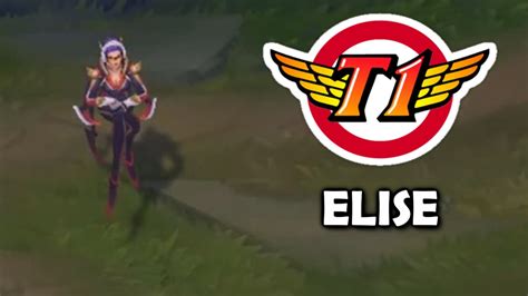 Skt T1 Elise Skin Preview League Of Legends Youtube