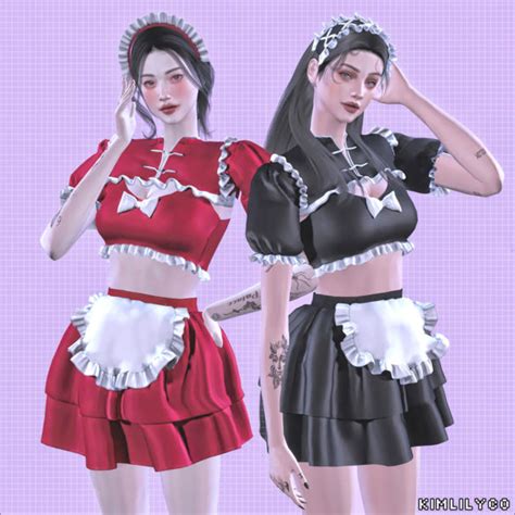 The Sims 4 Maid Uniform Set Download Best Sims Mods