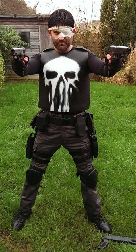 Punisher Cosplay Based On The Character From Writer Greg Ruckas Run On