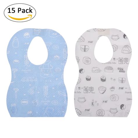 15pcs Baby Disposable Bib Saliva Towel Children Sterile Waterproof