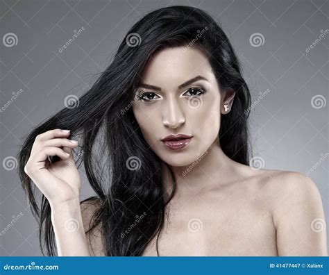 Glamour Hispanic Woman Stock Image Image Of Model Face 41477447