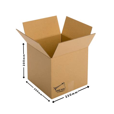 corrugated box 10 x 8 x 8 inch 3ply pack of 15 quik box