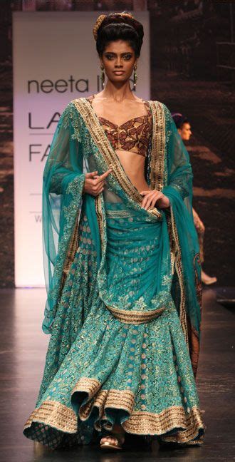 Neeta Lulla Kalamkari Wf Lfw 13 Indian Couture Neeta Lulla Indian Couture Fashion
