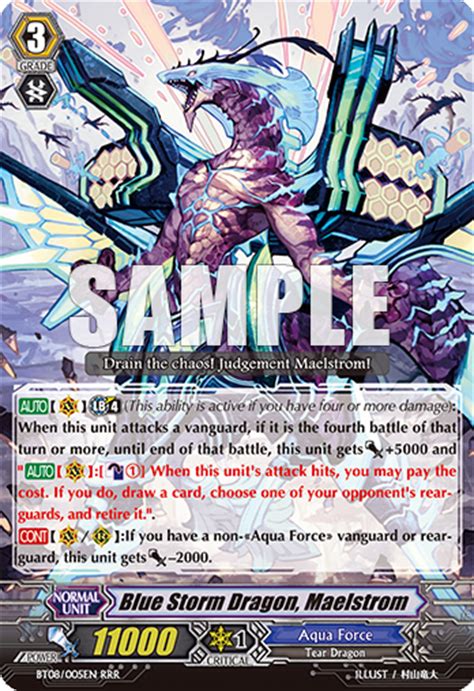Card Galleryblue Storm Dragon Maelstrom Cardfight Vanguard Wiki